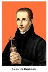 Nov. 26 - Saint John Berchmans